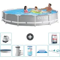 Intex Prism Frame Zwembad, rond - 366x76 cm - 8-delig, model S31924