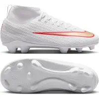 Nike Mercurial Superfly 11 Club Gras / Kunstgras Voetbalschoenen (MG) Peuters/Kleuters Wit Felrood Goud