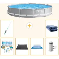 Intex Prism Frame Zwembad, rond - 366x76 cm - 7-delig, model S20529