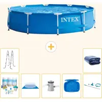 Intex Framezwembad, rond - 305x76 cm - 8-delig, model S20425