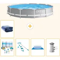 Intex Prism Frame Zwembad, rond - 366x76 cm - 6-delig, model S20532