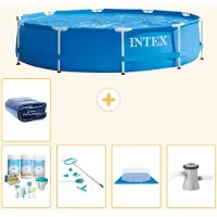 Intex Framezwembad, rond - 305x76 cm - 6-delig, model S20422