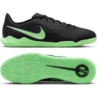 Nike Tiempo Maestro Club Zaalvoetbalschoenen (IN) Zwart Felgroen Zilvergrijs