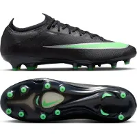 Nike Mercurial Vapor 17 Elite Kunstgras Voetbalschoenen (AG) Zwart Felgroen Zilvergrijs