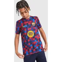 Nike FC Barcelona Pre-Match Trainingsshirt 2026-2027 Kids Rood Donkerblauw Geel