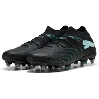 Puma Future 9 Match IJzeren-Nop Voetbalschoenen (SG) Zwart Intense Mint Wit