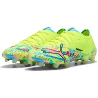 Puma Ultra Nitro 7 Ultimate ADV Gras Voetbalschoenen (FG) Neongroen Felblauw Felroze