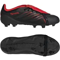 Adidas Predator Elite FT L-Tech Gras Voetbalschoenen (FG) Kids Zwart Zwart Rood