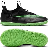 Nike Mercurial Vapor 17 Club Flex Zaalvoetbalschoenen (IN) Kids Zwart Felgroen Zilvergrijs