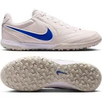 Nike Tiempo Ligera Pro Turf Voetbalschoenen (TF) Krijtwit Blauw Wit