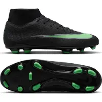 Nike Mercurial Superfly 11 Club Gras / Kunstgras Voetbalschoenen (MG) Zwart Felgroen Zilvergrijs