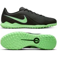 Nike Tiempo Maestro Club Turf Voetbalschoenen (TF) Zwart Felgroen Zilvergrijs