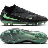 Nike Phantom 6 High Elite Gras Voetbalschoenen (FG) Zwart Felgroen