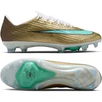 Nike Zoom Mercurial Superfly 11 MbappƩ Elite Gras Voetbalschoenen (FG) Goud Groen Wit