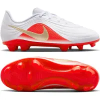 Nike Tiempo Maestro Club Gras / Kunstgras Voetbalschoenen (MG) Kids Wit Felrood Goud