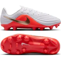 Nike Tiempo Maestro Academy Gras / Kunstgras Voetbalschoenen (MG) Kids Wit Felrood Goud