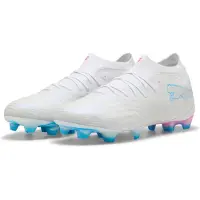 Puma Future 9 Ultimate Gras Voetbalschoenen (FG) Wit Felblauw Felroze