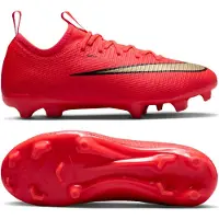 Nike Mercurial Vapor 17 Academy Gras / Kunstgras Voetbalschoenen (MG) Kids Felrood Zwart Goud