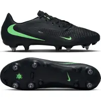 Nike Phantom 6 Low Academy IJzeren-Nop Voetbalschoenen (SG) Anti-Clog Zwart Felgroen