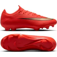 Nike Mercurial Vapor 17 Pro Gras Voetbalschoenen (FG) Felrood Zwart Goud
