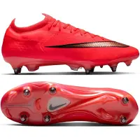 Nike Mercurial Vapor 17 Elite IJzeren-Nop Voetbalschoenen (SG) Felrood Zwart Goud