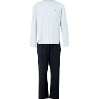 Tommy Hilfiger Underwear Pyjama lang navy / lichtblauw / kersrood