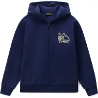 Napapijri Sweatvest 'Acadia' crème / navy
