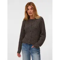 Vero Moda Gebreid vest 'Novah' bruin gemêleerd