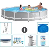 Intex Prism Frame Zwembad, rond - 366x76 cm - 7-delig, model S41913