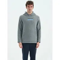 Tommy Life Heren Hoodie met Gedrukt Logo
