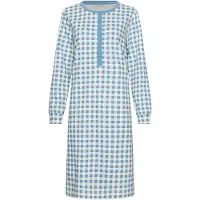 Pastunette Nachthemd 'Blue Cottage' blauw / offwhite