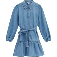 We fashion Jurk 'Meisjes' blauw denim