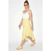 Bianco Hoge Taille A-Lijn Midi Rok