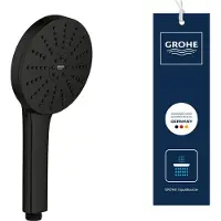 GROHE Vitalio Joy+ 120 Handdouche - 3 Straalsoorten - AquaBooster - Waterbesparend (7 L/Min) - Matte Black