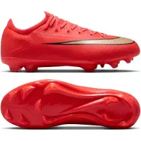 Nike Mercurial Vapor 17 Pro Gras Voetbalschoenen (FG) Kids Felrood Zwart Goud