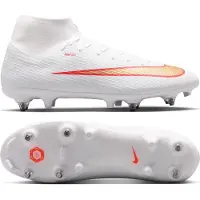 Nike Mercurial Superfly 11 Academy IJzeren-Nop Voetbalschoenen (SG) Anti-Clog Wit Felrood Goud