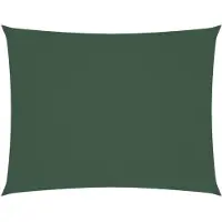 vidaXL Schaduwdoek rechthoekig 6x8 m oxford stof donkergroen