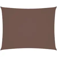 vidaXL Zonnescherm rechthoekig 3x6 m oxford stof bruin