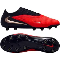 Nike Phantom 6 Low Elite Kunstgras Voetbalschoenen (AG) Zwart Felrood Goud