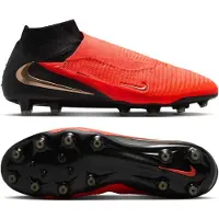 Nike Phantom 6 High Elite Kunstgras Voetbalschoenen (AG) Zwart Felrood Goud