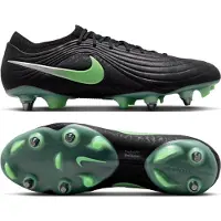 Nike Tiempo Maestro Elite IJzeren-Nop Voetbalschoenen (SG) Zwart Felgroen Zilvergrijs