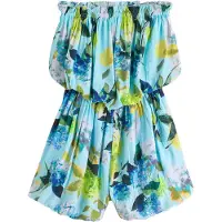 Next Jumpsuit lichtblauw / donkerblauw / olijfgroen / spar