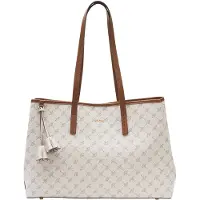 JOOP! Shopper 'Cortina 1.0 Imogen' crème / donkerbeige / karamel