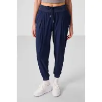 Tommy Life Mid-waist dunne jersey joggingsbroek met zak