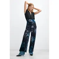 Desigual Jumpsuit blauw / nachtblauw / donkerlila / wit