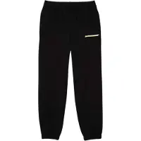 Lacoste Flanellen broek met logo voor dames (Zwart)