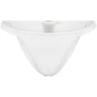 Brave Soul Bikinibroekjes met ruches voor dames (Wit)
