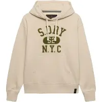 Superdry Sweatshirt 'Vintage Prep' crème / olijfgroen