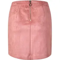 Vero Moda Dames Donna slanke kokerrok van imitatiesuède (Oude Roos)
