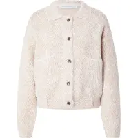 Rino & Pelle Gebreid vest 'Bubbly' lichtbruin / wit